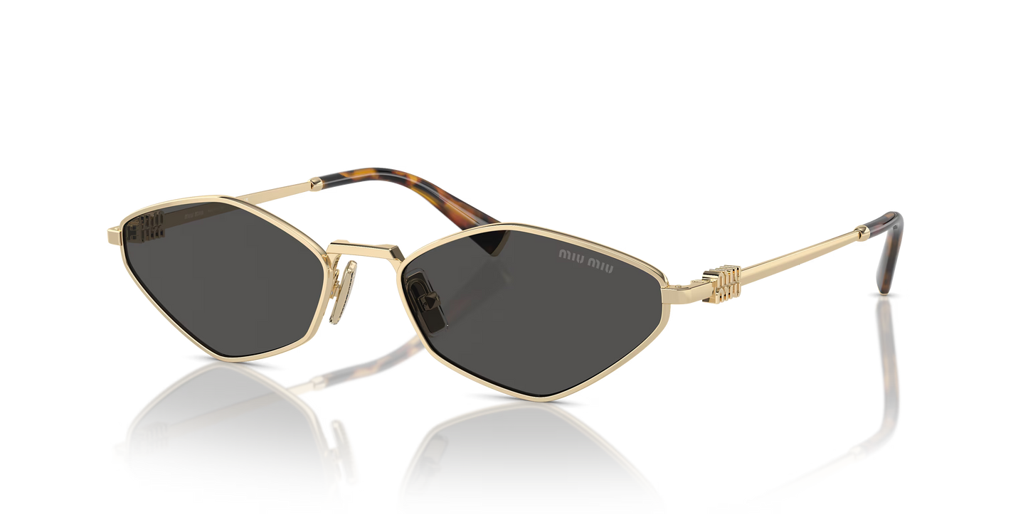 Miu Miu MU 56ZS Goud Zonnebril