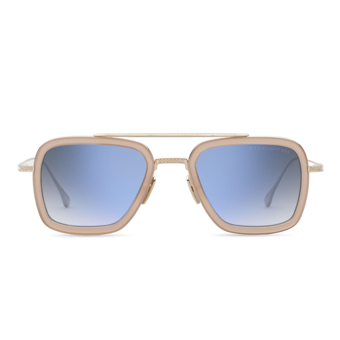 DITA Flight Zonnebril Wit Goud Roze