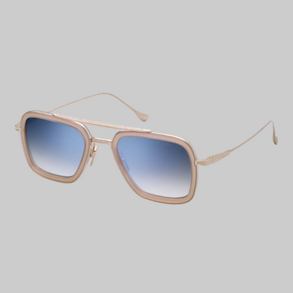 DITA Flight Zonnebril Wit Goud Roze