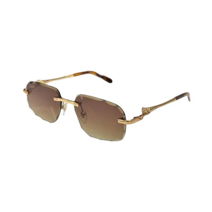 Cartier Panthère Zonnebril - Bruine Glazen