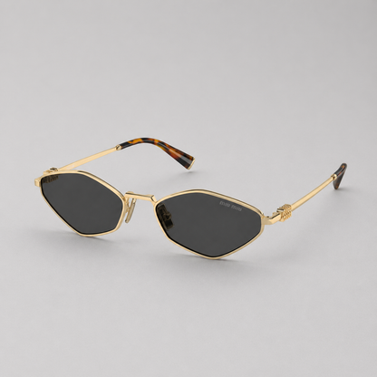 Miu Miu MU 56ZS Goud Zonnebril