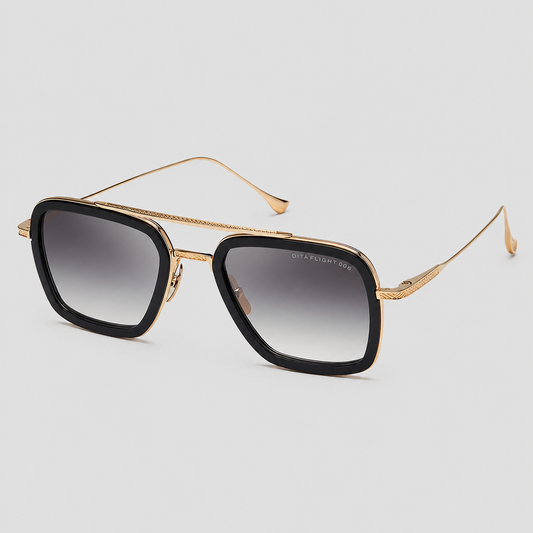 DITA Flight Zonnebril Mat Zwart Goud