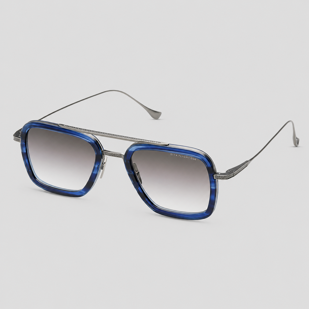 DITA Flight Zonnebril Blauw Zilver