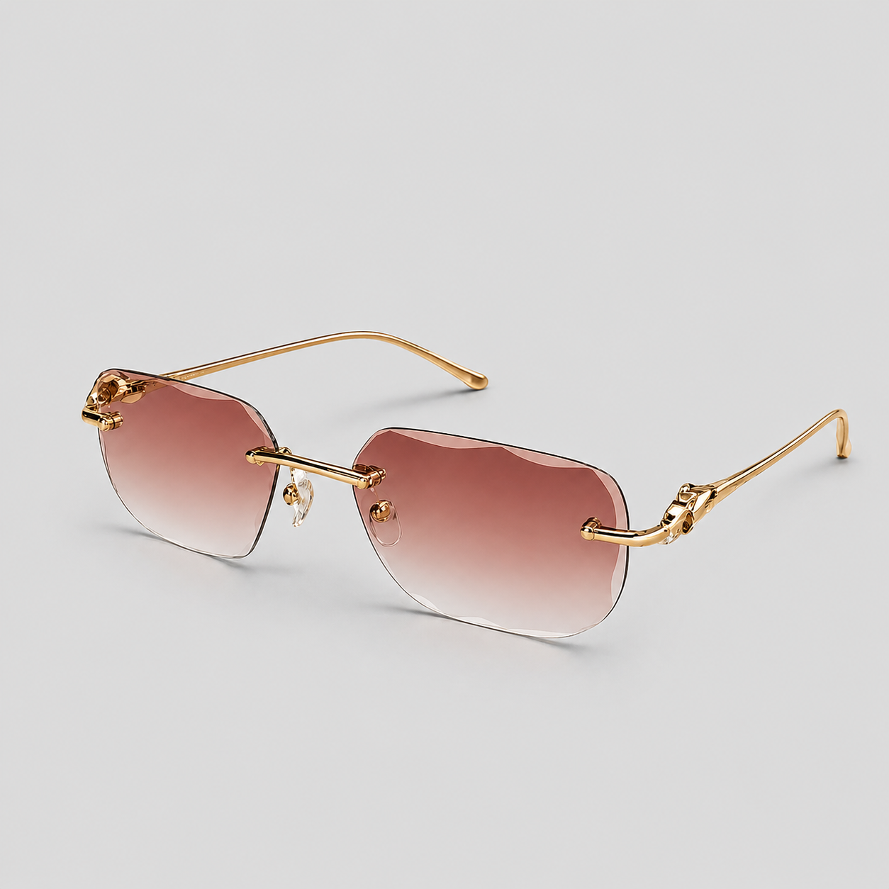 Cartier Panthère Zonnebril - Bruine Glazen