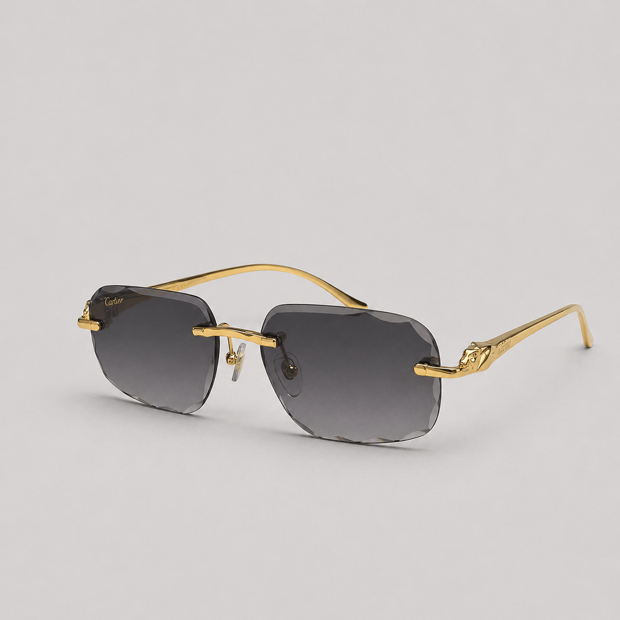 Cartier Panthère Zonnebril - Grijze Glazen