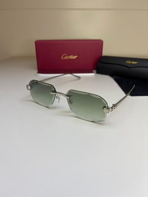 Cartier Panthère Zonnebril - Groene Glazen