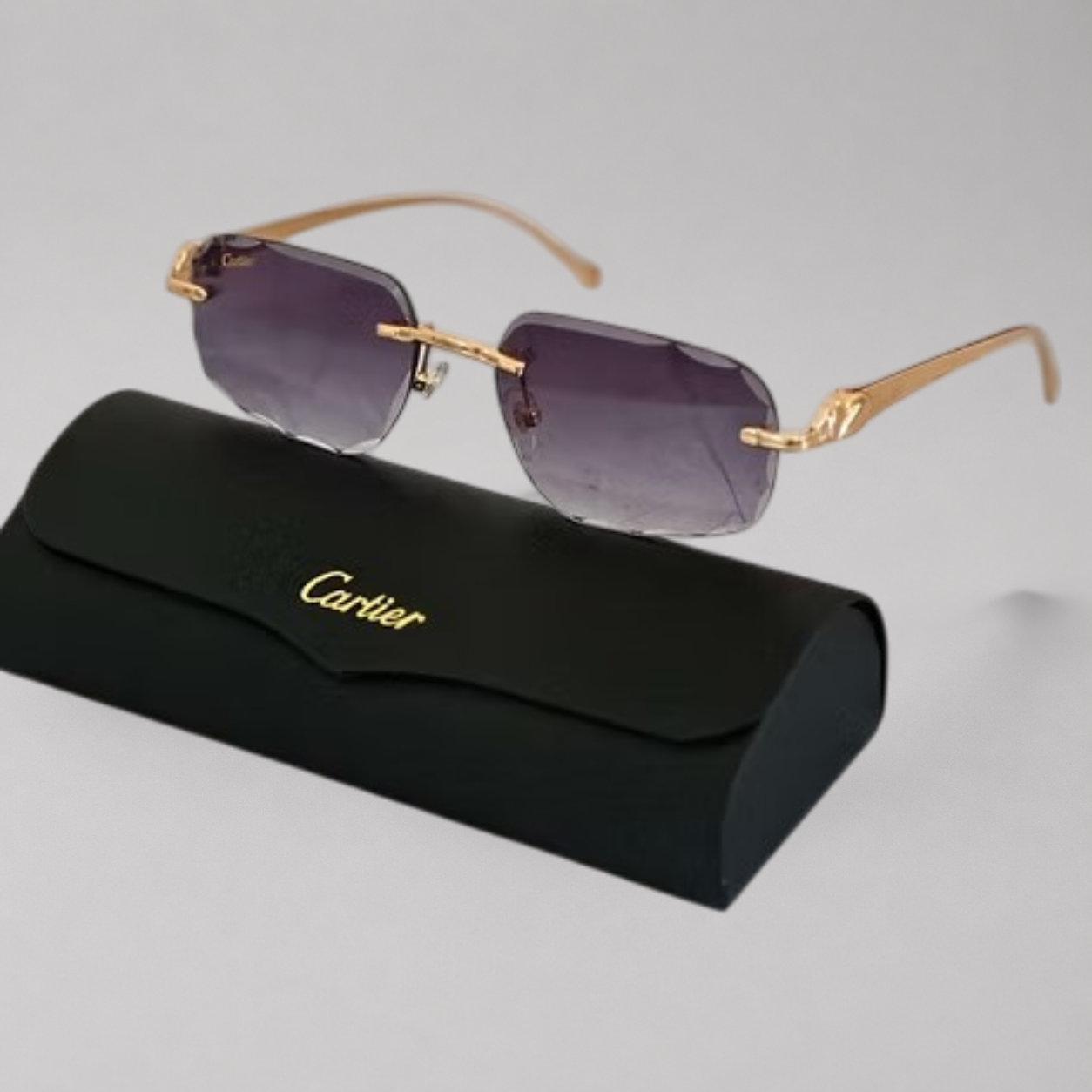 Cartier Panthère Zonnebril - Grijze Glazen