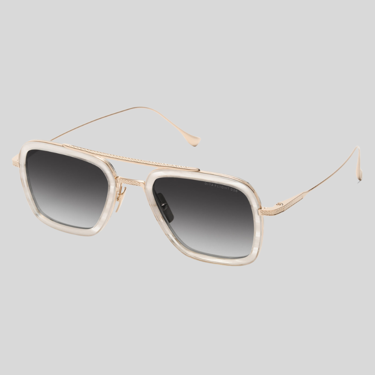 DITA Flight Zonnebril Wit Goud